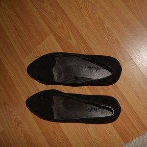 Black flats - worn once
